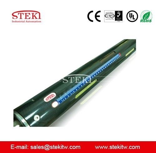 Black Oxide Coated STEKI 2024 3&quot; Sliding Type Air Shafts Aluminium Body 30mm Square Ends L1 1600mm L3 1920